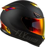 Fly Racing Sentinel Recon Helmet for Motorcycle (2020–2024) X-Small Matte Black/Fire Chrome