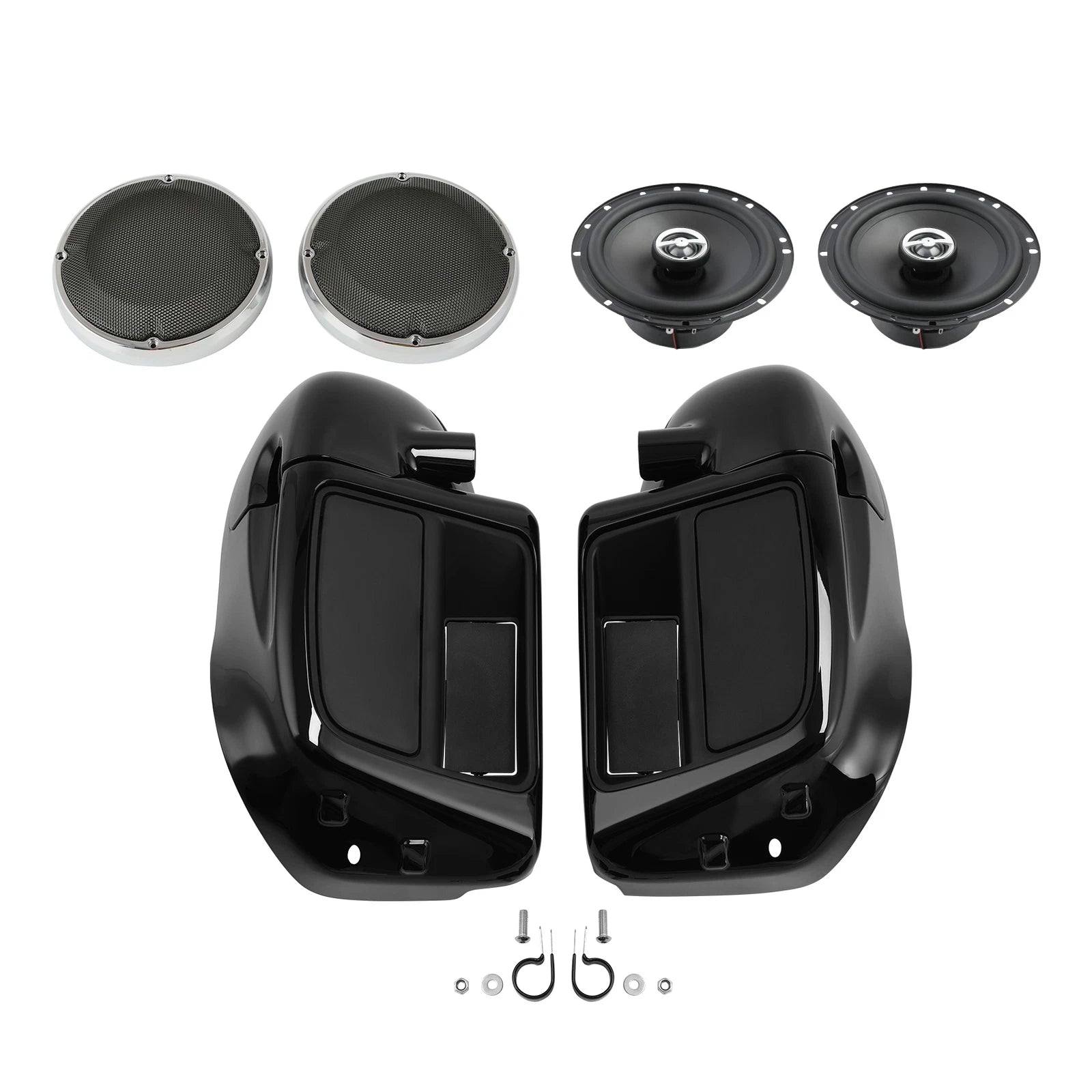Lower Vented Fairing & 6.5" Speakers for Harley Touring Glide (2014–2024)