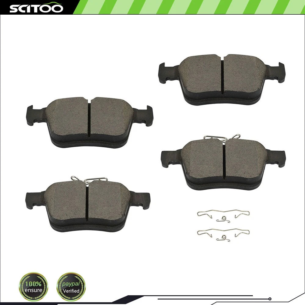 4X Rear Ceramic Brake Pads for Audi A3 Sportback E-Tron (2016–2018)