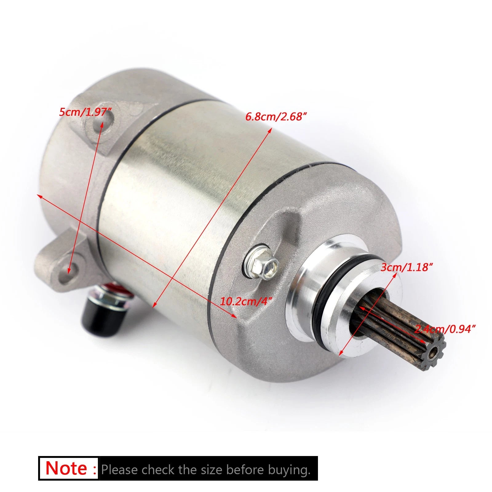 Electric Starter Motor for Honda TRX250 FourTrax 250 TRX250X Sportrax Recon ES (2000–2006)
