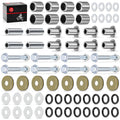 Front Upper + Lower A-Arm Bushing Seal Bolt Kit for Arctic Cat 400 DVX (2004–2008)
