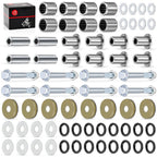 Front Upper + Lower A-Arm Bushing Seal Bolt Kit for Arctic Cat 400 DVX (2004–2008)