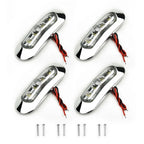 Set of 4 LED Courtesy Lights for Marine/Boat (12-24V)