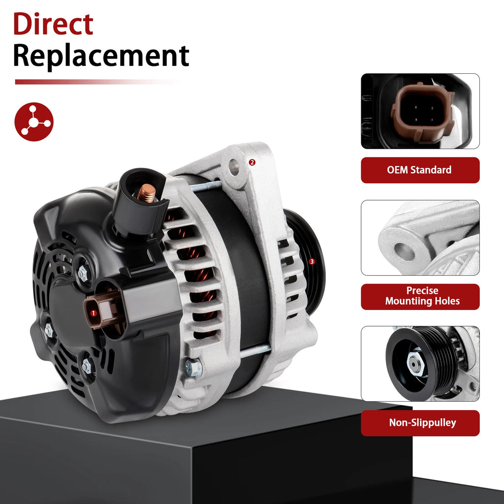 Alternator for Honda Pilot Ridgeline Odyssey 3.5L (2008-2011)
