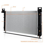 28" W Core OE Radiator for GMC Sierra/Yukon/Silverado/Escalade (1999–2006) DPI-2334