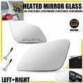 Set of 2 Heated Rear View Mirror Glass for BMW 528i 535d 550i (2010–2016)