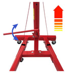 Engine Motor Hoist Cherry Picker Crane Lift 4000 lb Capacity Red