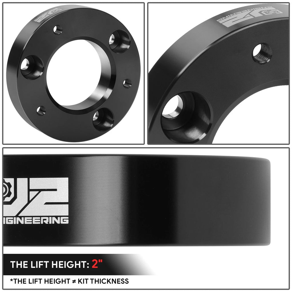 2" Billet Aluminum Front Strut Top Mount Lift Kit Spacer for Ford F-150 (2004–2024)