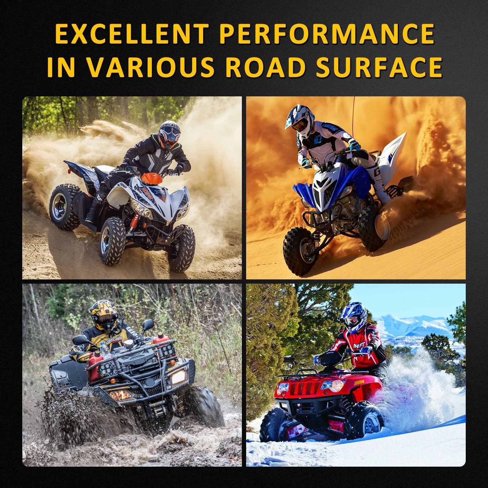 Complete CV Axle Set for Yamaha Grizzly 700 (2016–2018)