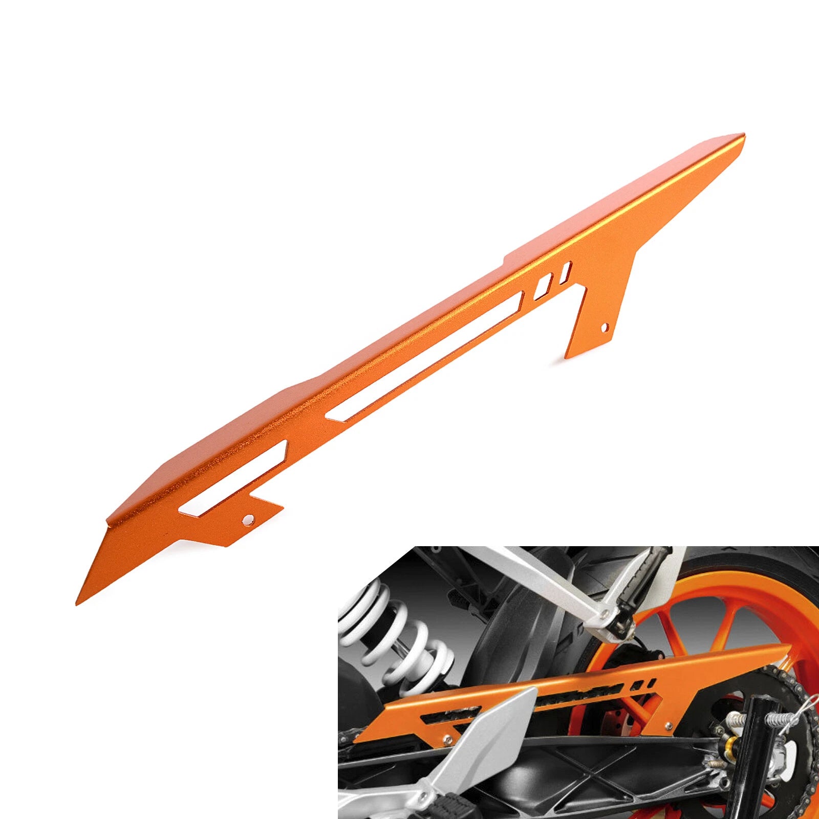 CNC Aluminum Chain Guard Cover for KTM 125/200/390 Duke (2013–2016)