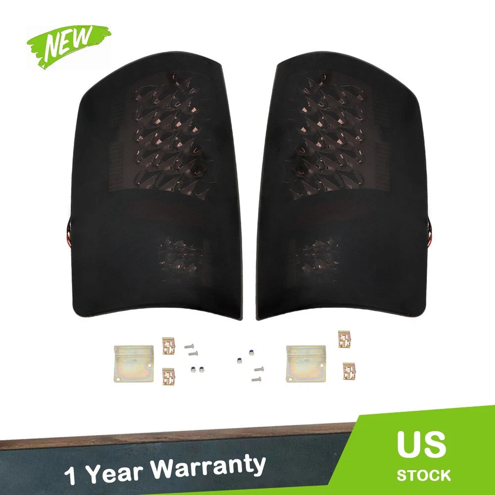Set of 2 LED Tail Lights Housing Black for Dodge Ram 1500 2500 3500 (2002–2006)