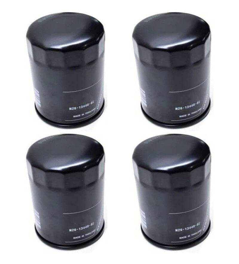 4X Oil Filter N26-13440-02-00 for Yamaha VF200 VF225 VF250 (2000–2023)