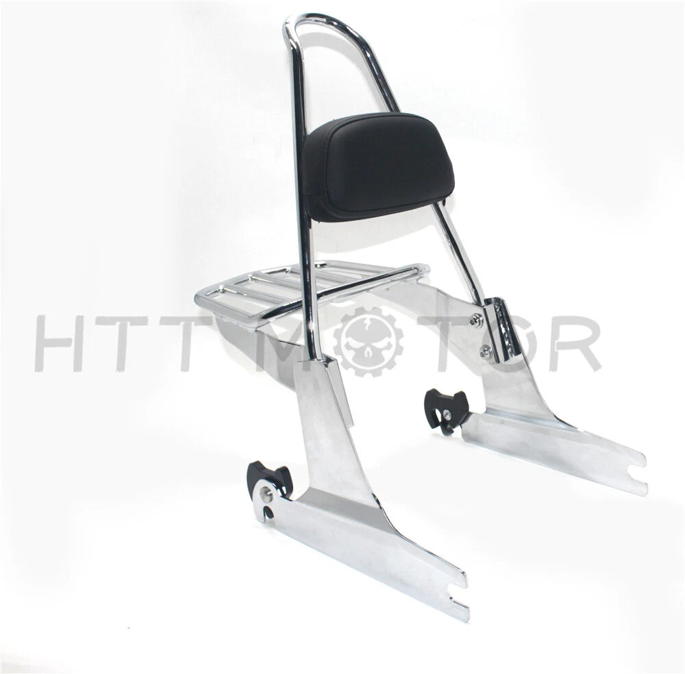 Sissy Bar Backrest & Luggage Rack for Harley Softail (1984–2023)