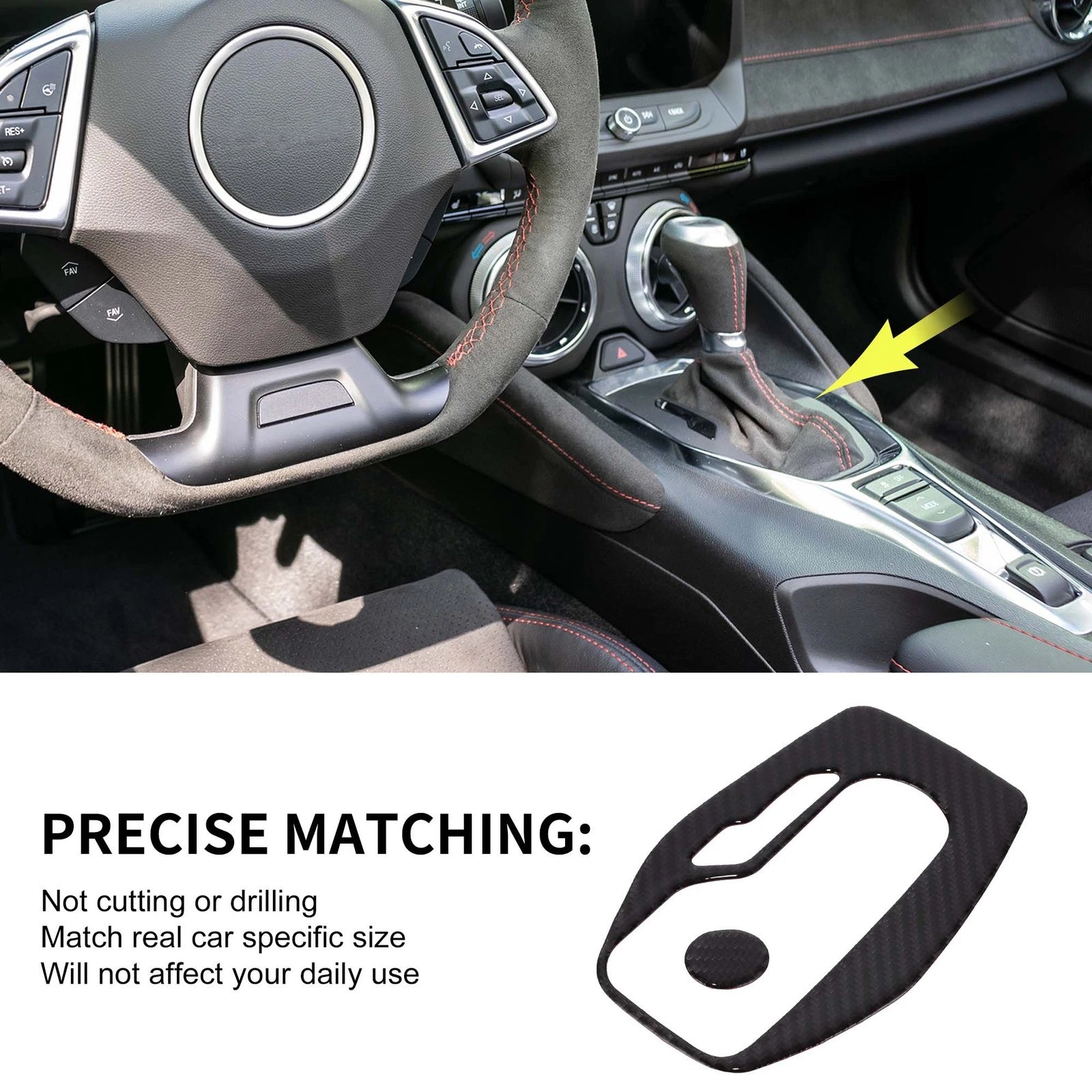 Gear Shift Box Panel Decal for Chevrolet Camaro ZL1 (2016–2023)