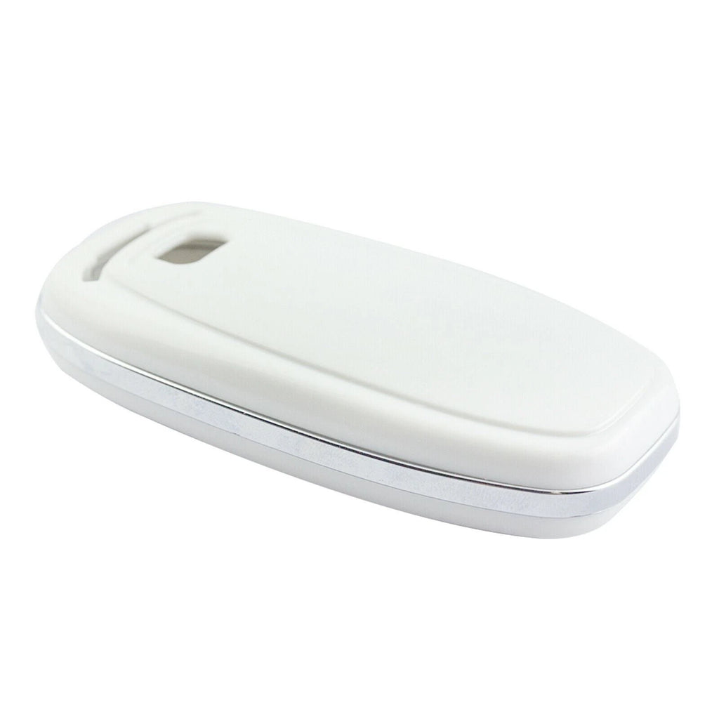 Gloss White Remote Smart Key Cover Shell for Audi (2010-2020)