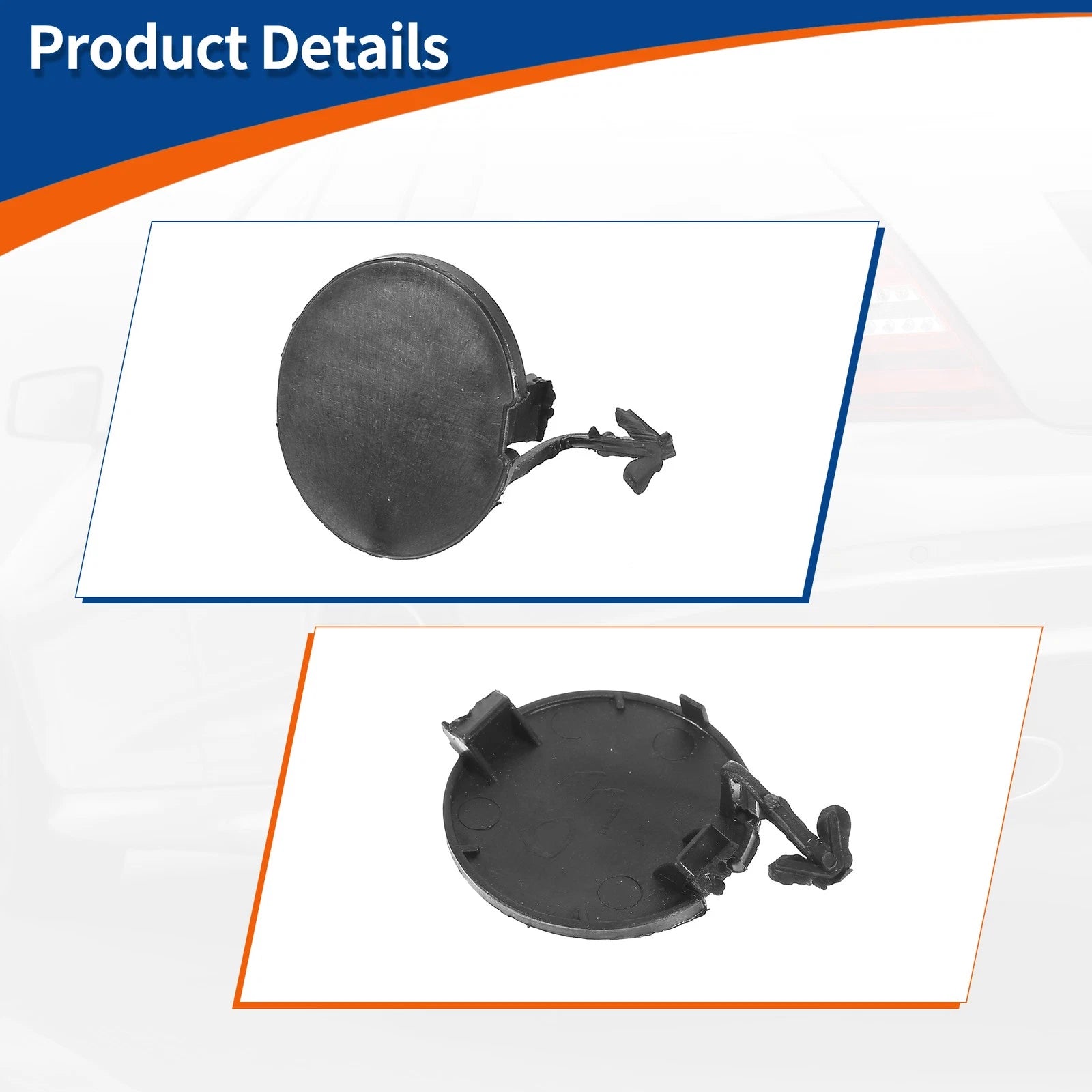 Tow Hook Cover for Mazda 6 (2003–2005) No.GJ6A50A11C Unpainted