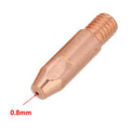 M6 Welding Torch Tips Set of 3 (0.8/1.0/1.2mm) for Metalworking