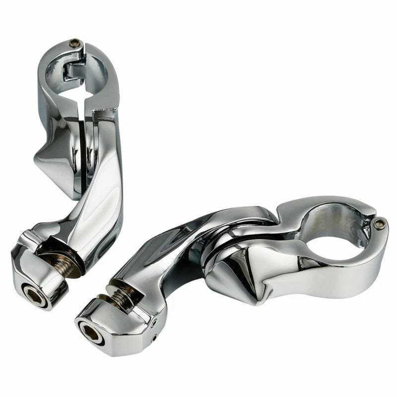 1 1/4" Short Angle Highway Footpeg Mount Bracket for Harley Touring (2014–2023)