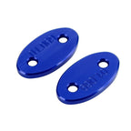 Aluminum Mirror Block Off Plates for Yamaha YZF-R1 (2007–2014) - Blue