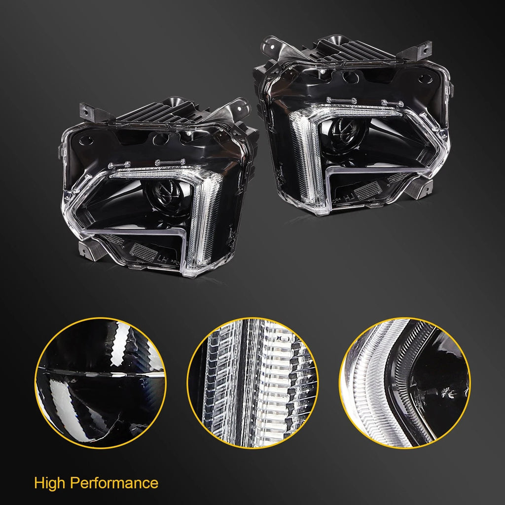 Pair of LED Headlights for Chevy Traverse (2022–2024)