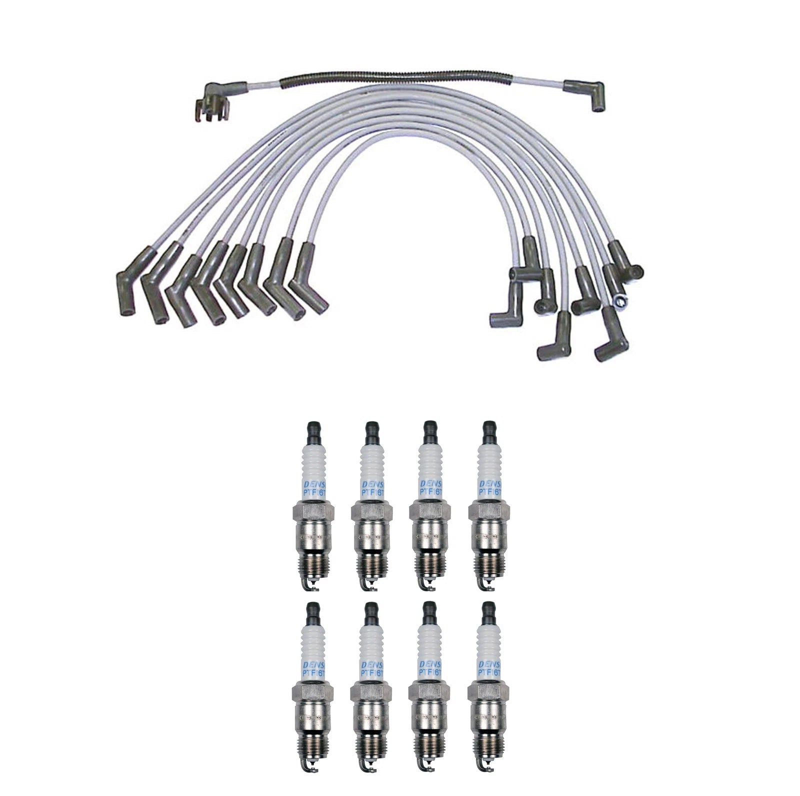Denso Wire Set & 8 Platinum TT Spark Plugs for Ford 5.0 V8