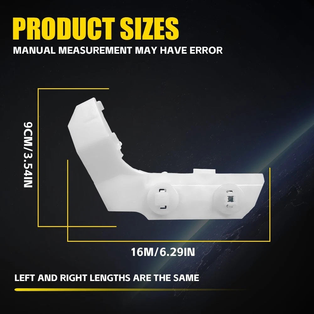 Set of 2 Front Bumper Brackets for Infiniti G37 (2008–2013) Q60 (2014–2015)
