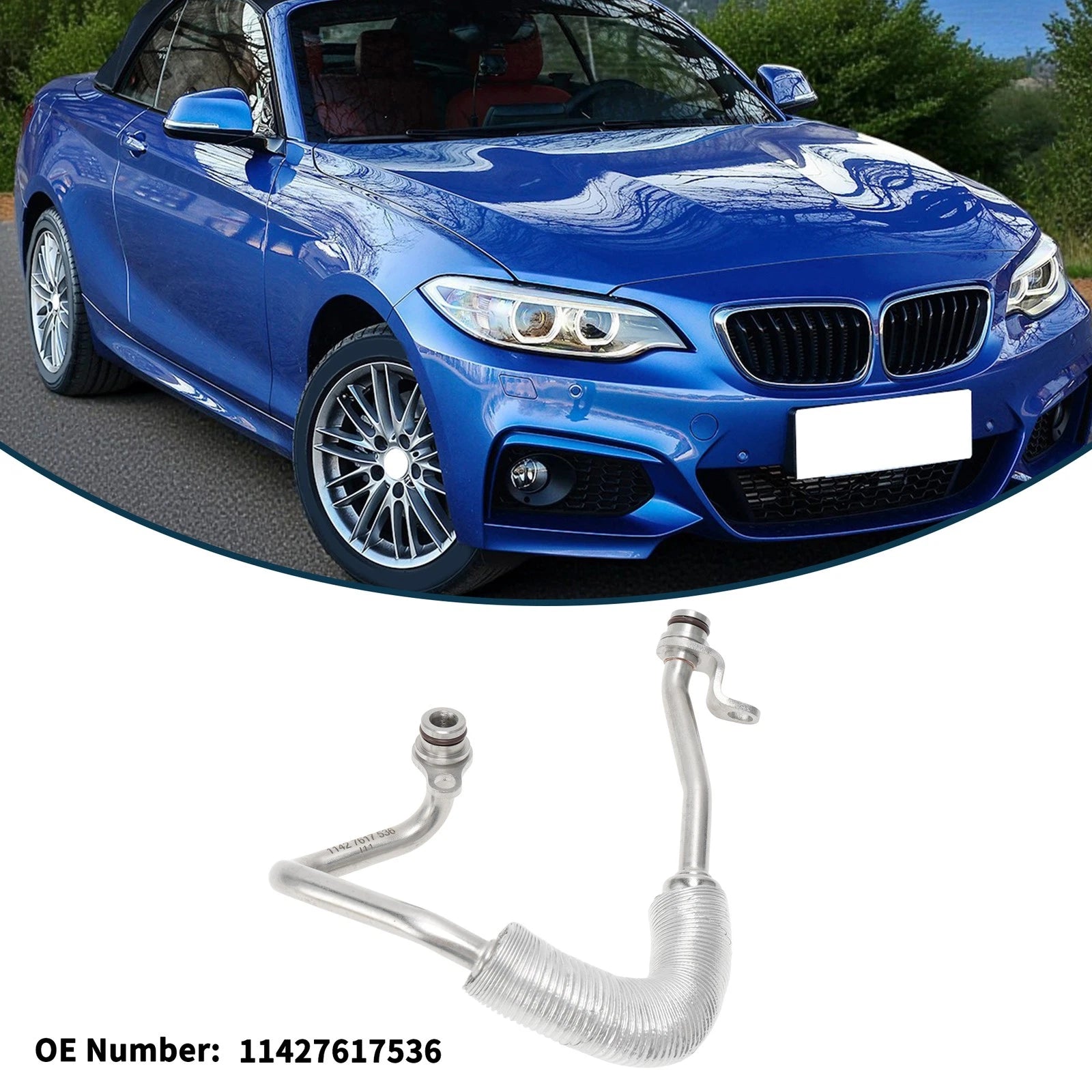 Radiator Hose No. 11427617536 for BMW 1 Series (F20) (2011–2019)