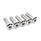 5 x M8x30mm Ti Hex Socket Bolts for Disc Brake Rotor Fasteners