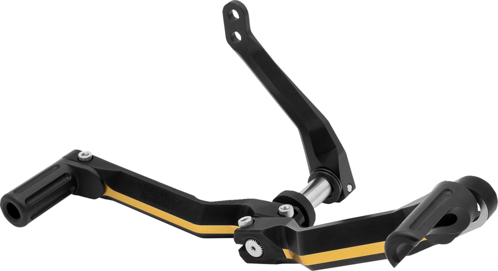 Adjustable Heel/Toe Shifter for Drag Specialties (RCT-B007) Black/Gold