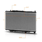 Aluminum Core Radiator for Ford Fiesta 2014–2018 1.0 1.6L AT/MT DPI-13430