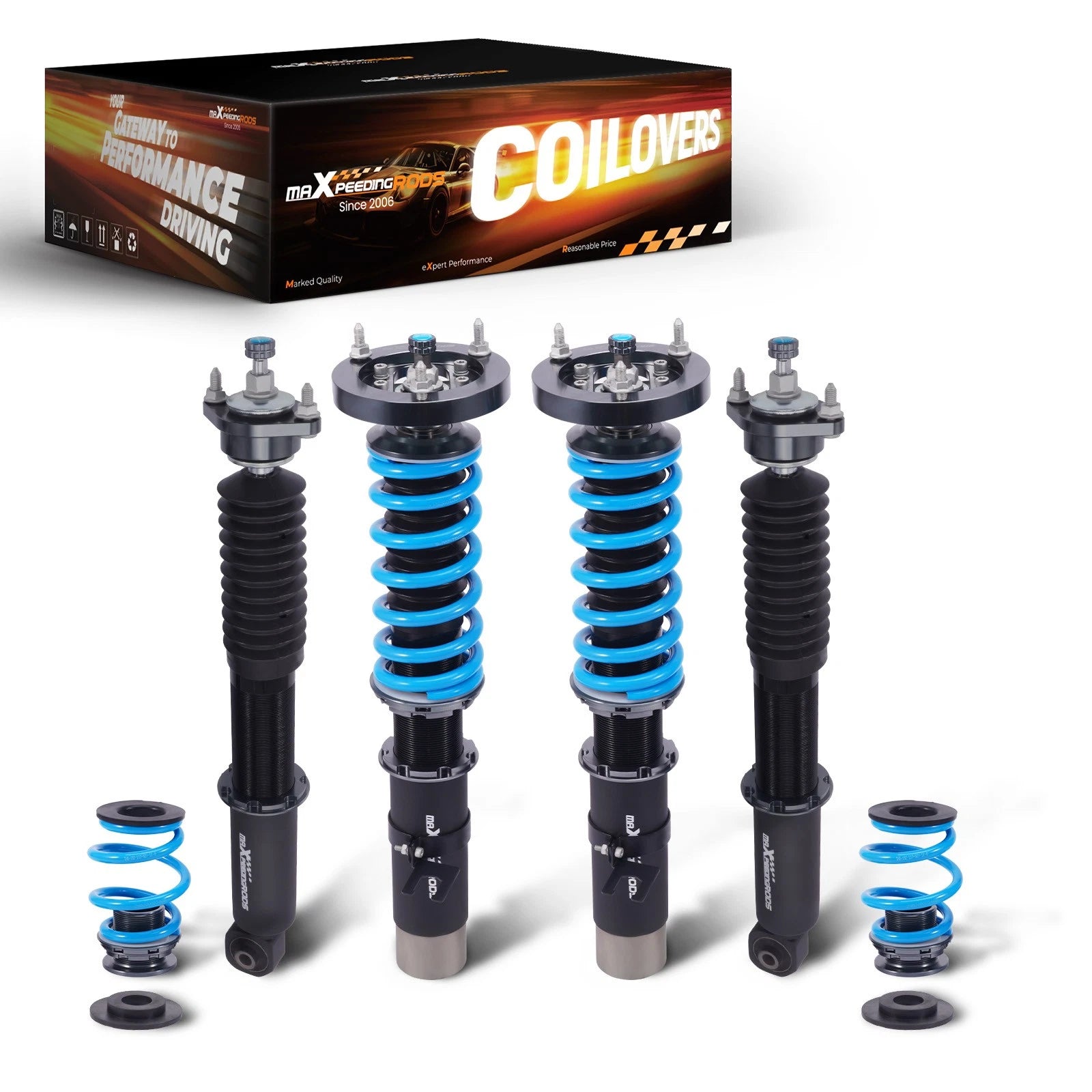 MaXpeedingrods T6 Racing Coilovers for BMW 3-Series (E30) (1982–1991)