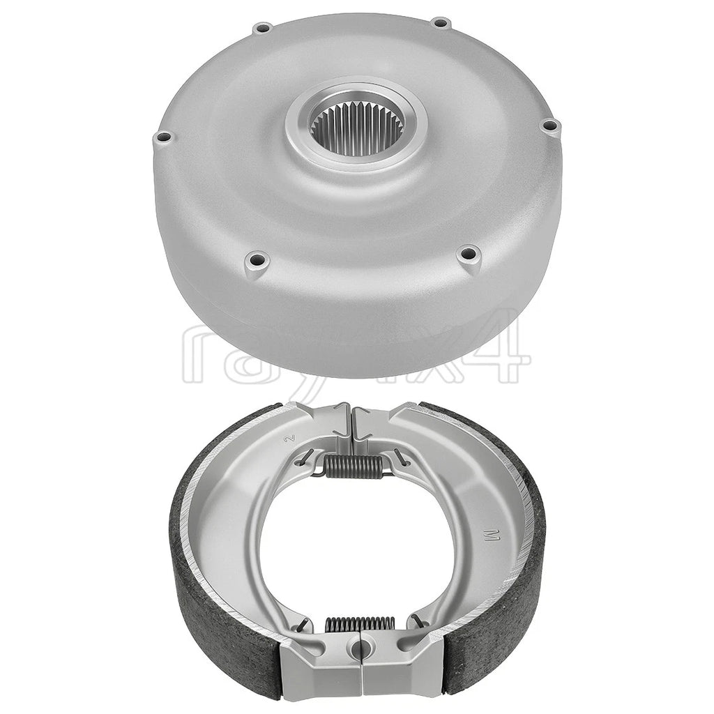 Rear Brake Drum Hub & Shoes Kit for Honda Recon 250 TRX250 (1997–2023)