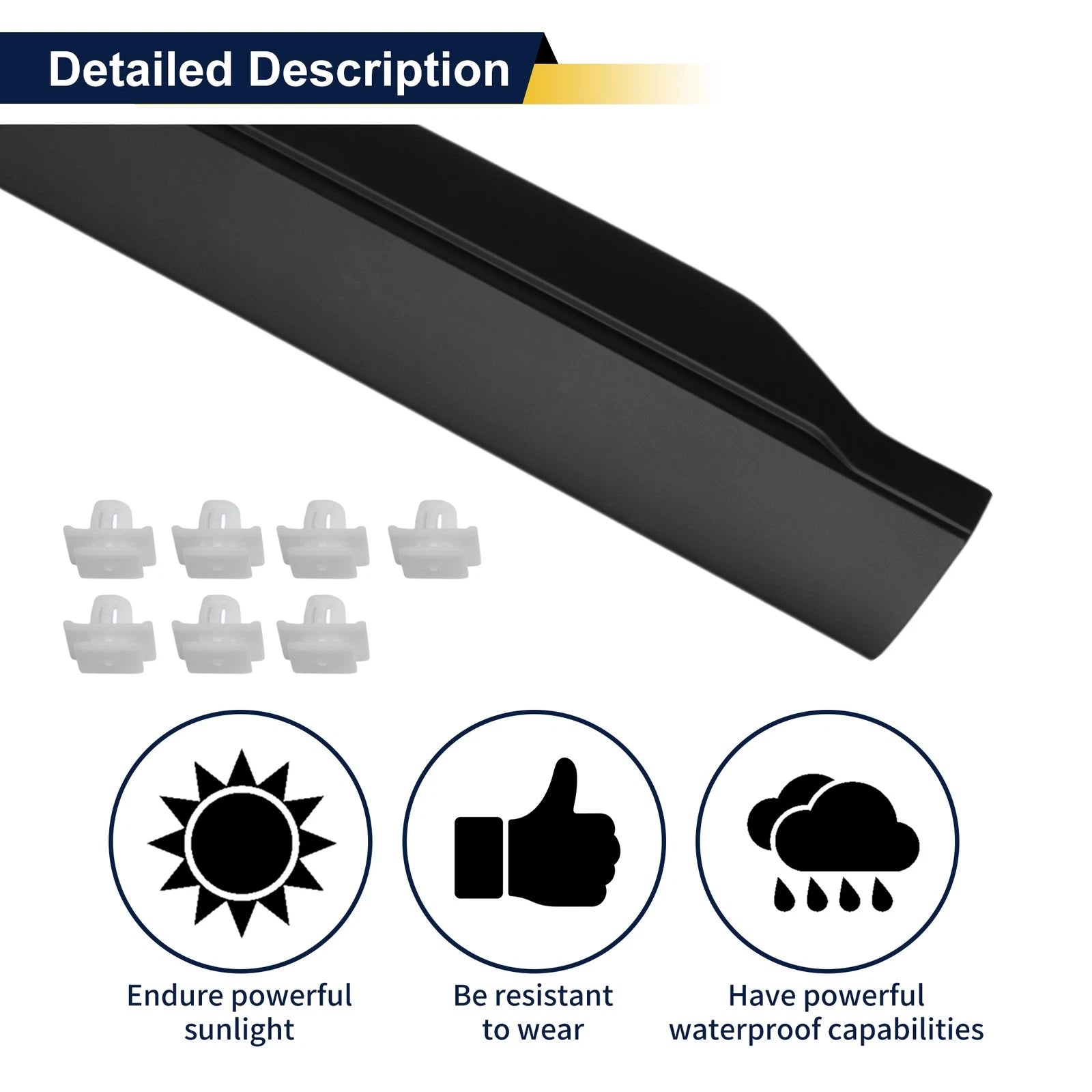 Door Side Lower Trim Garnish No. 753123A0A01 for Honda CR-V (2023–2026)