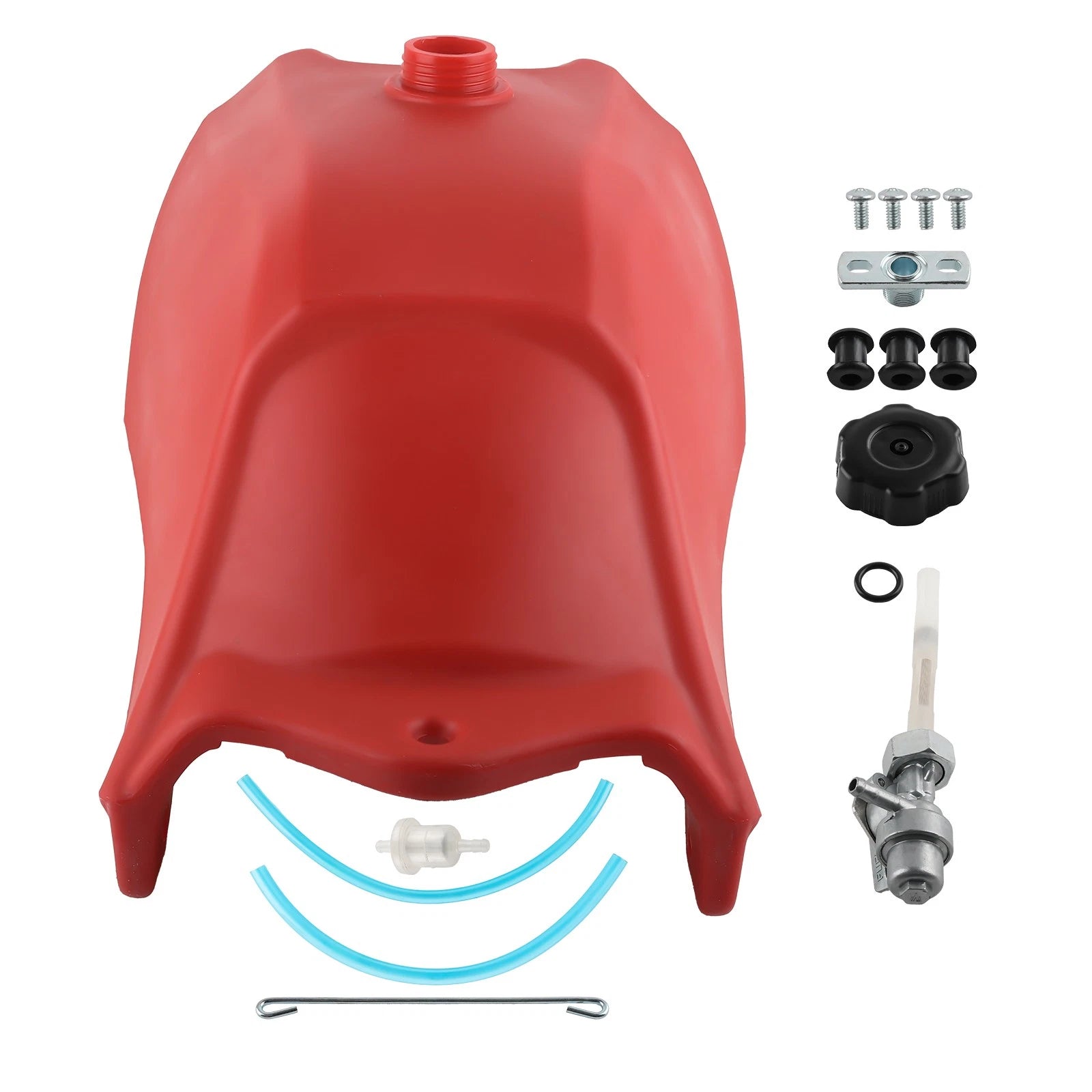Plastic Gas Fuel Tank Kit w/ Cap for Honda FourTrax 300 (1988–1992)