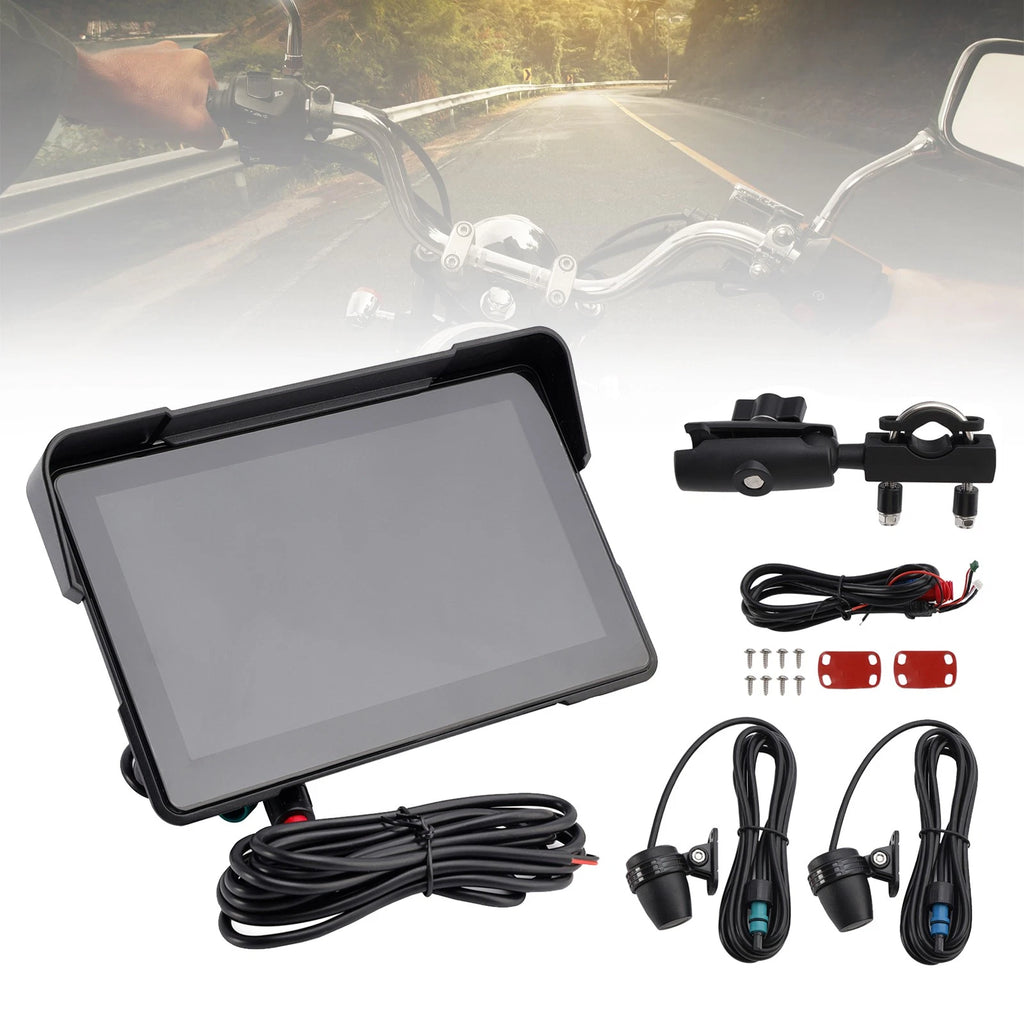 Wireless GPS Carplay 1080P Recorder for Universal Scooter Motorcycles