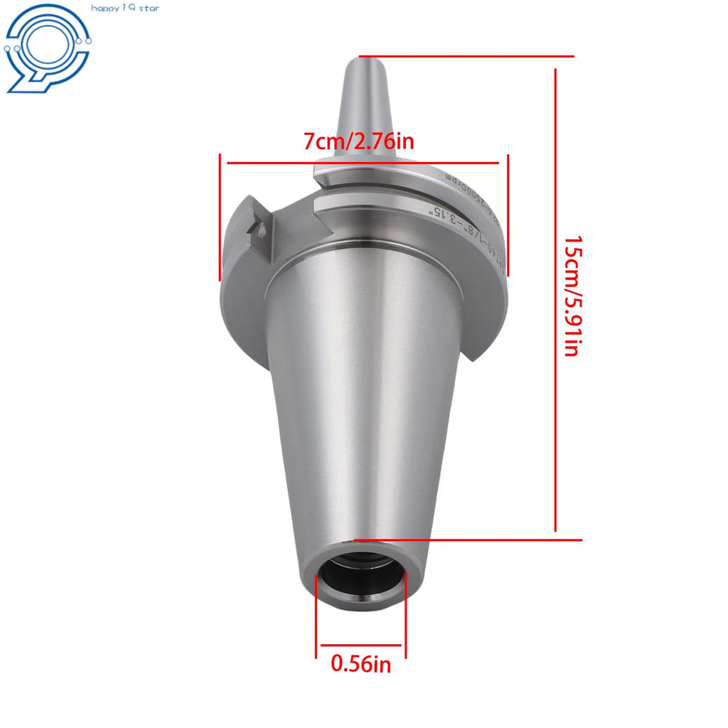Heat Shrink End Mill Holder for CAT40 (G2.5, 25000 RPM)