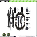 Set of 2 Front Control Arms with Ball Joints for Honda Accord (1998–2000)
