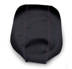 Leather Console Lid Armrest Cover for Honda Element (2007–2011) Pink Stitch
