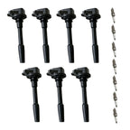 8X Ignition Coils & 8X Spark Plugs for Ford F-150 Mustang (2011–2021)