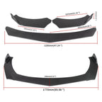 Carbon Fiber Front Bumper Lip for Honda Civic (2016–2021) + Strut Rods