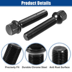 20pcs M14x1.5 Extended Wheel Lug Bolts Ball Seat 65mm Shank for VW Audi 