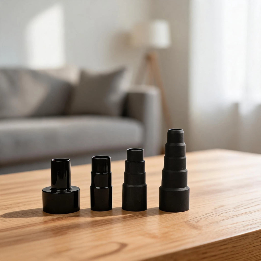 Set of 4 Vacuum Hose Adapters for Wet Dry Vacuum (138 Inch to 114 Inch)