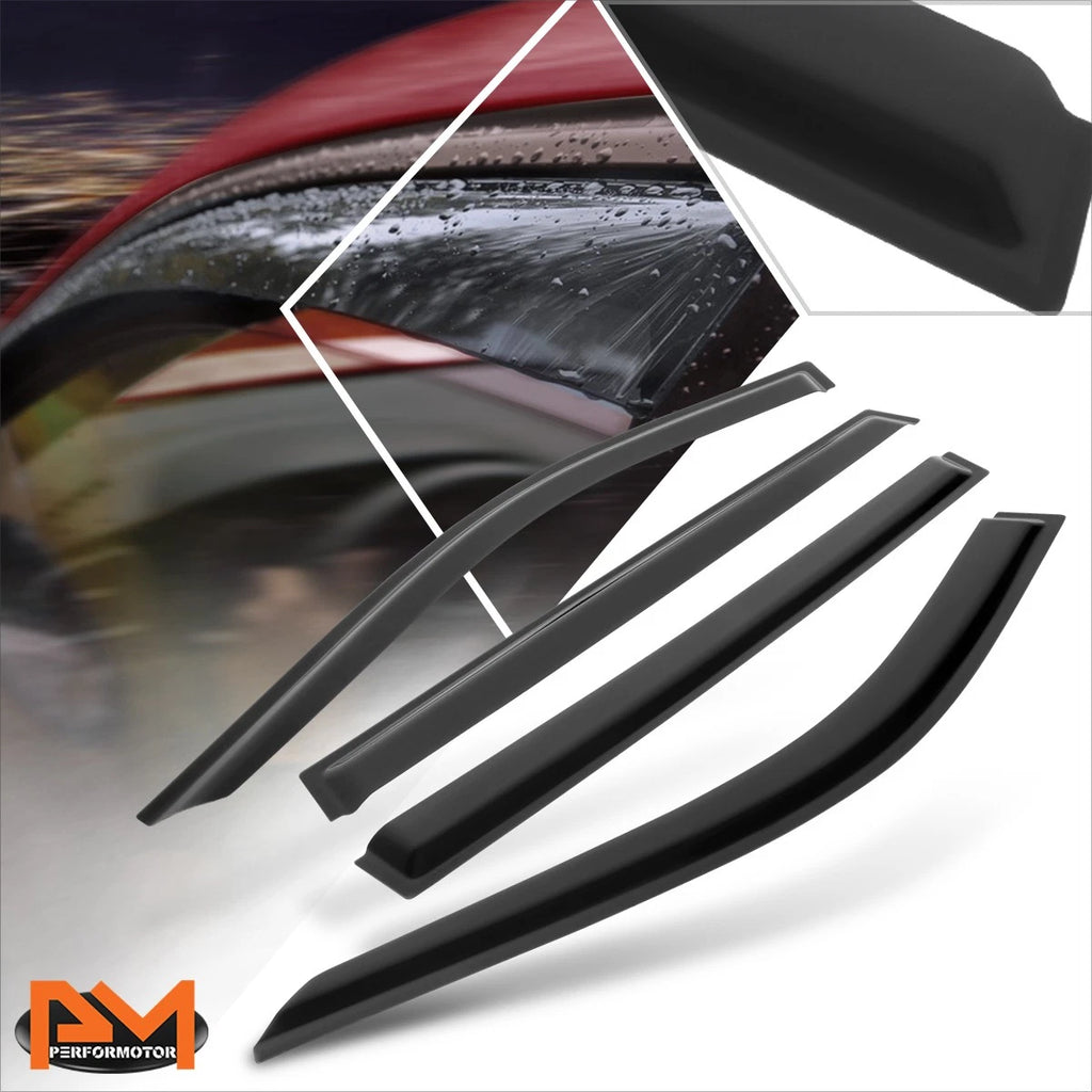 Set of 4 Tape-on Window Visors for Toyota Highlander (2020–2024)