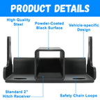 2" Receiver Rear Trailer Hitch Mount Bracket for Kawasaki Mule 600/610/SX (2007–2023)
