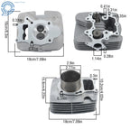 Cylinder Head Piston Kit for Honda Recon 250 TRX250TE/TM (2002–2014)