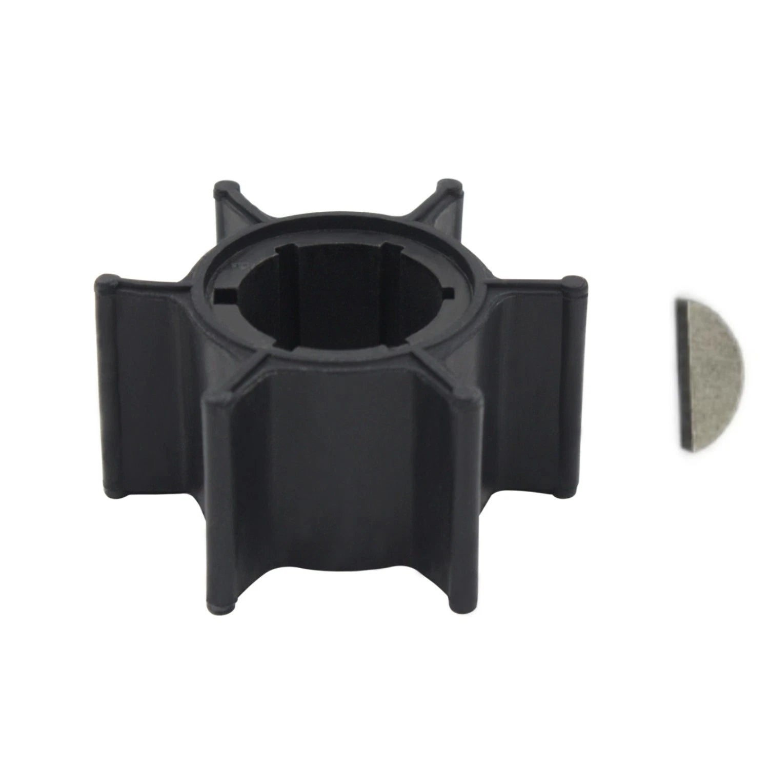 Water Pump Impeller with Key for Yamaha 2-Stroke 6hp 8hp Outboard (655-44352)