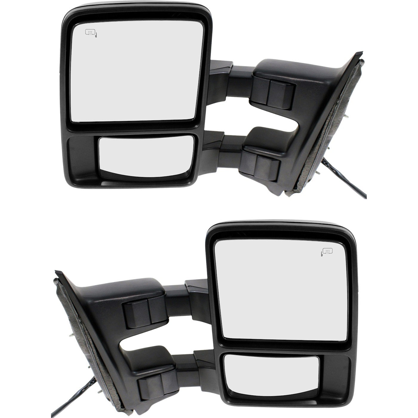 Tow Mirror Set for Ford F250 Super Duty (2010–2016) Power Heated