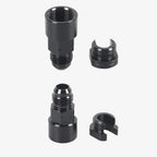 Set of 2 Aluminum 6AN Quick Connect Fuel Adapters for EFI 3/8 5/16