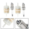 Fuel Filter and Spark Set for Kawasaki Commercial Mower Engines (Direct Fit)