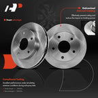 Front Disc Brake Rotors & Ceramic Pads for Dodge Ram 1500 (1994-1999)